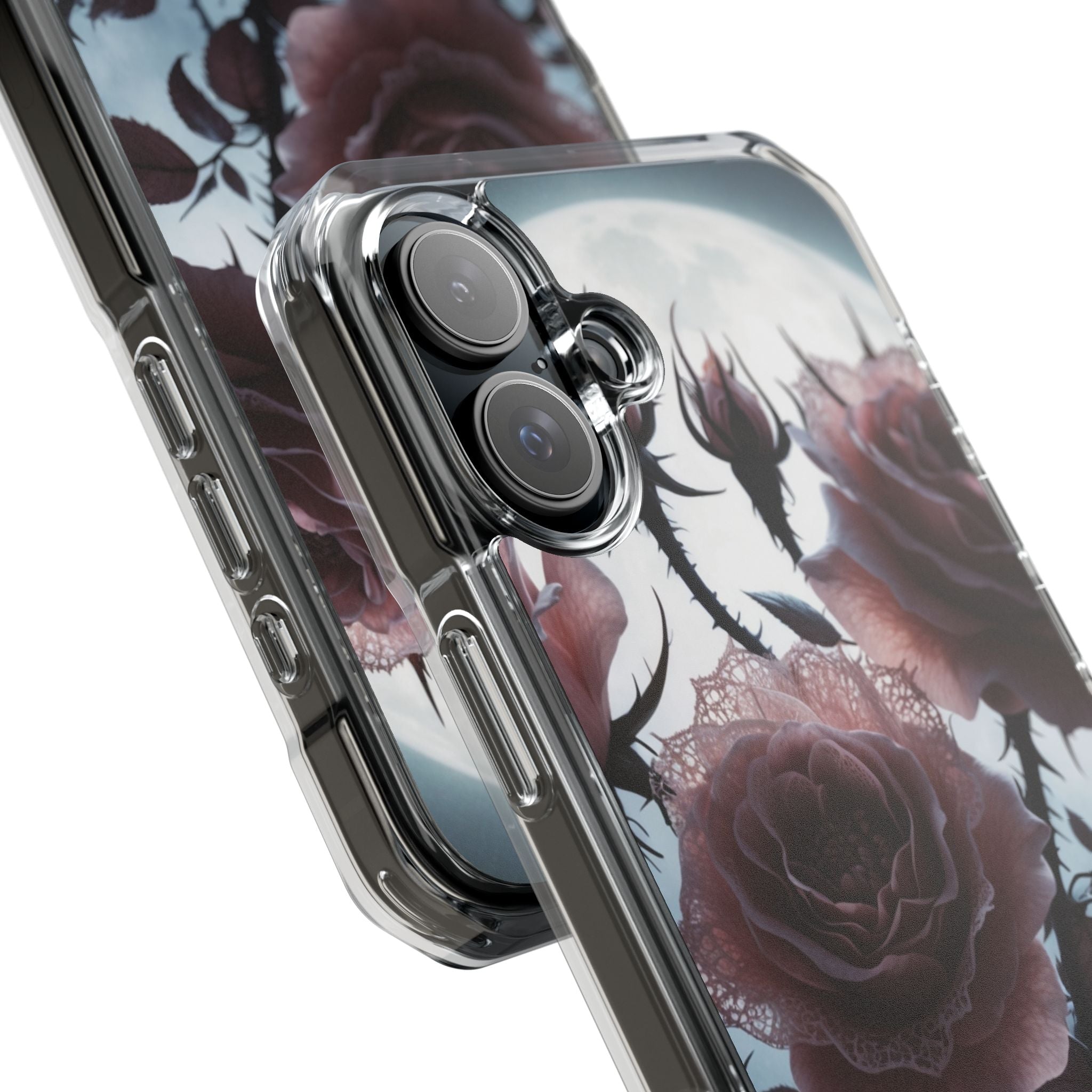 Luminous Rose Thorns iPhone 16 Plus Case - Impact