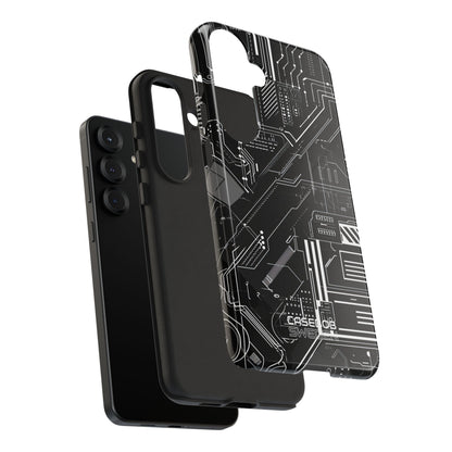 Griglia Circuitale Futuristica Samsung S25 - Tough