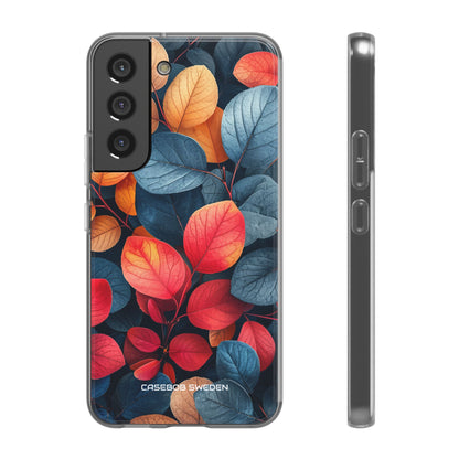 Vibrant Nature Leaves - Flexi Samsung S22 Phone Case