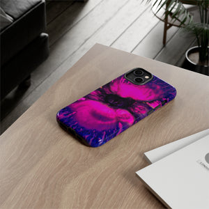 Deep Pink Ink Art iPhone Case (Protective) Phone Case