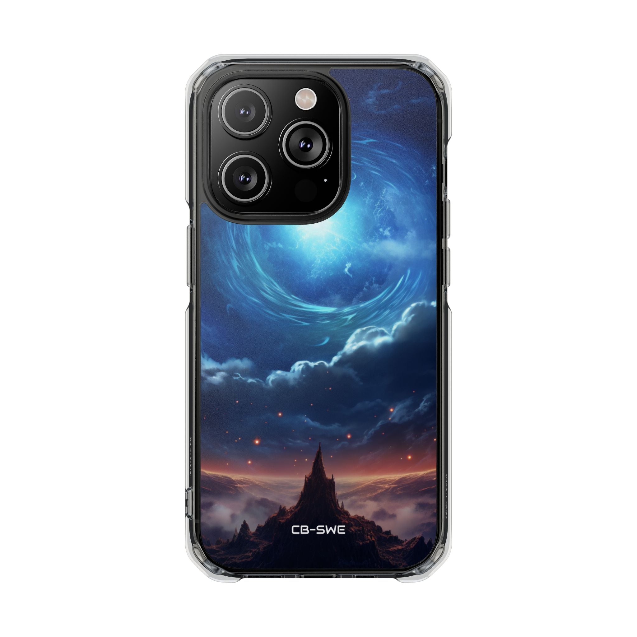 Celestial Vortex Journey iPhone Case - Impact