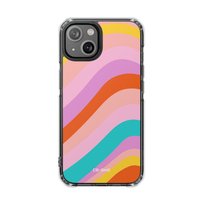 Fluid Color Waves iPhone Case - Impact