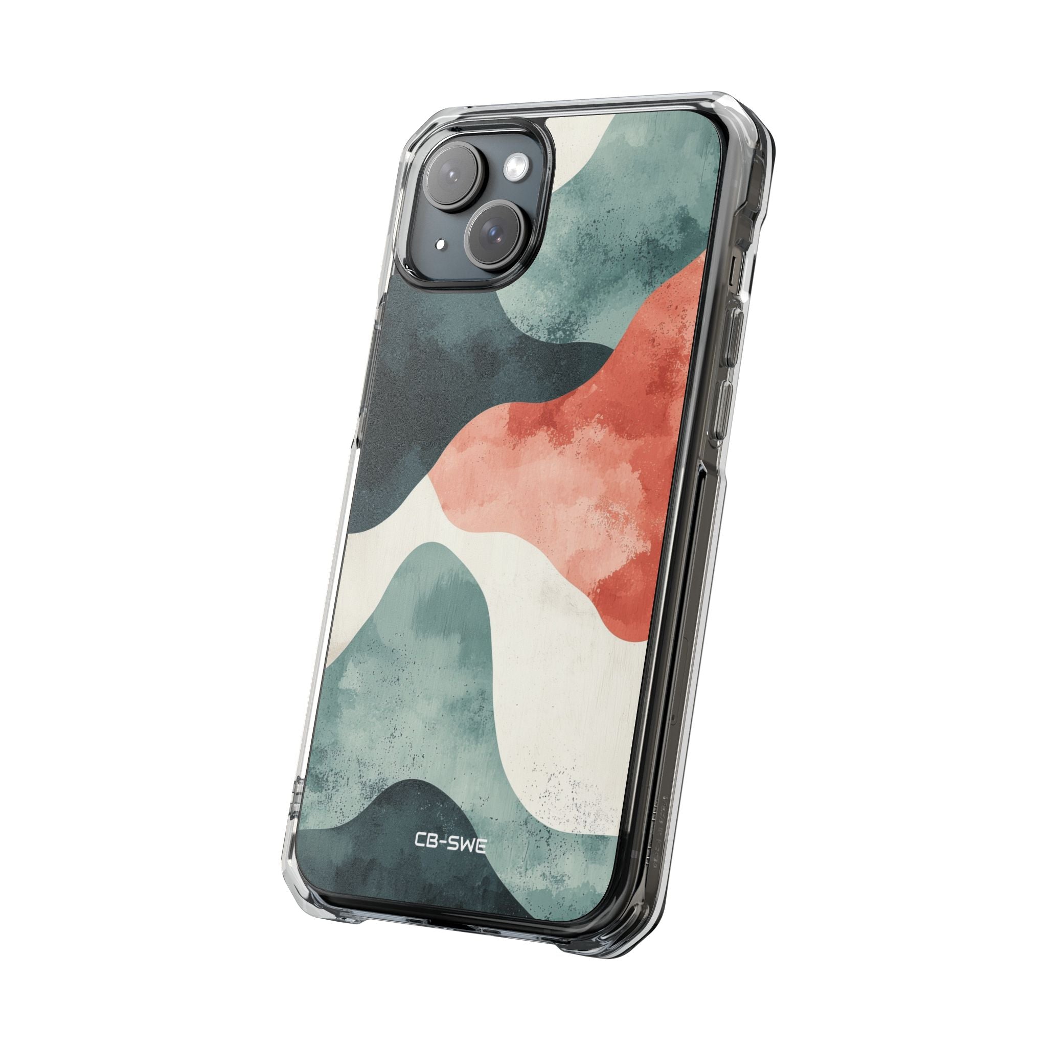 Fluid Shapes Emerge iPhone Case - Impact