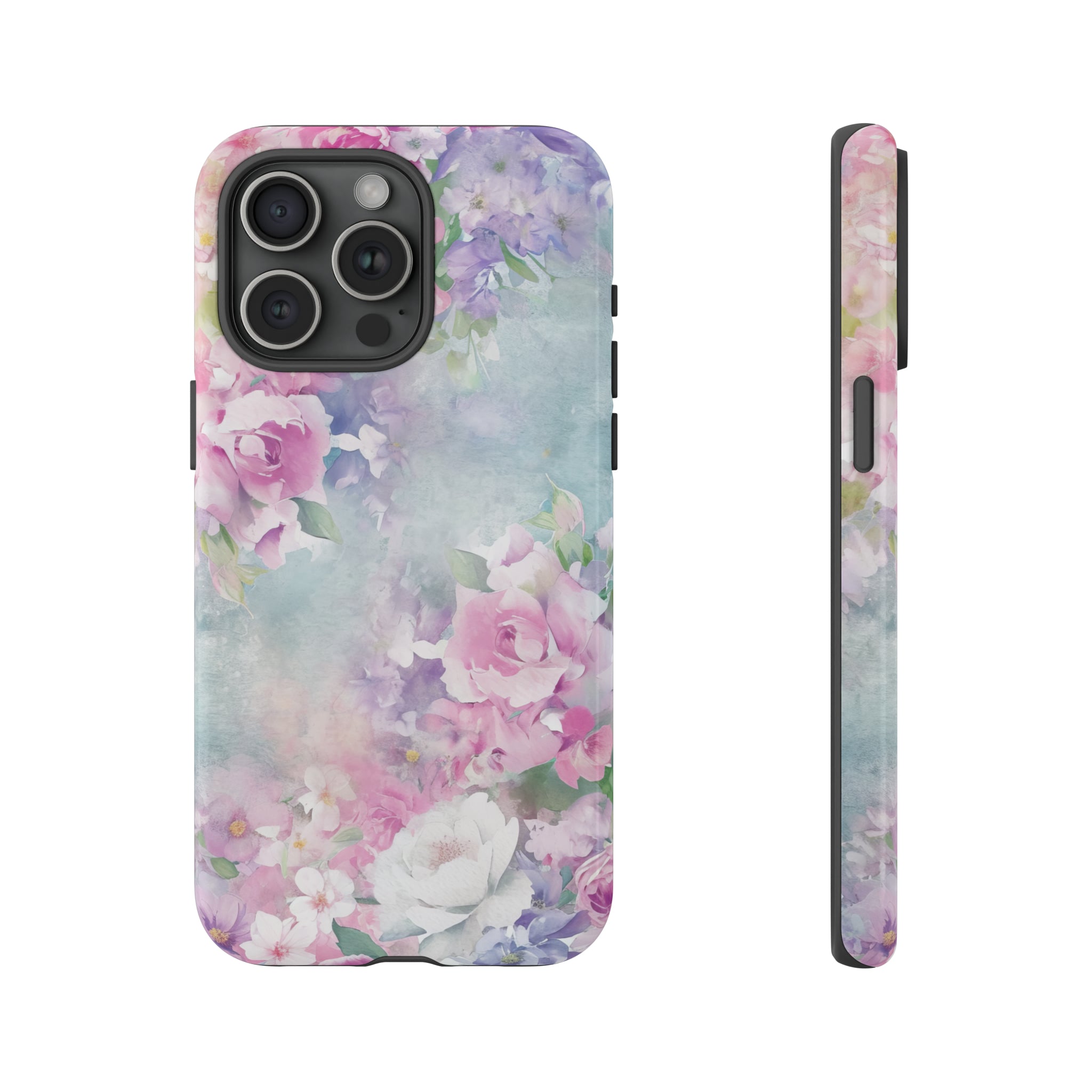 Floral Pastel Whisper - Protective Phone Case