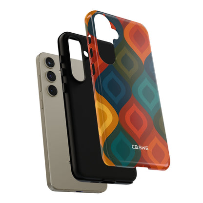 Vibrant Retro Diamond Mid-Century Seamless Samsung S24 - Tough