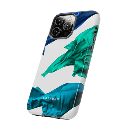 Blue Velvet Fabric - Protective Phone Case