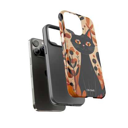 Autumnal Cat Whimsy - iPhone Case
