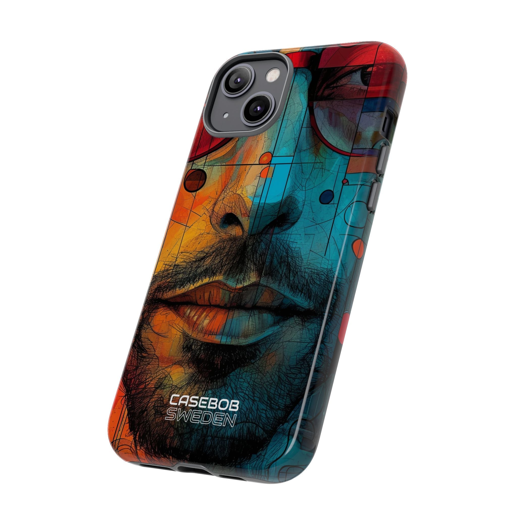 Cubist Glasses Face iPhone 14 - Tough