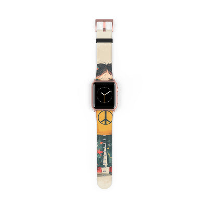 Peace Pigtails - Watch Band