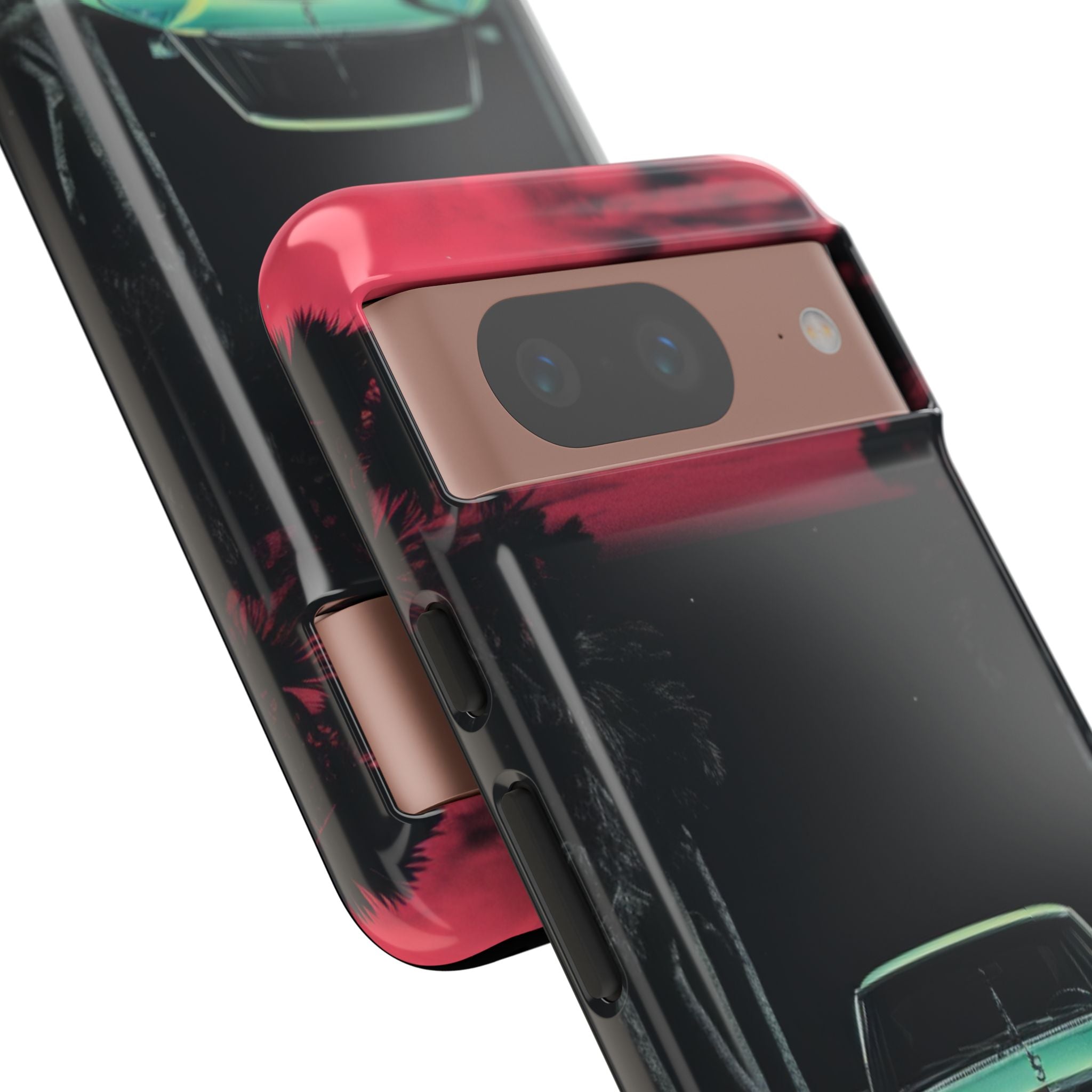 Retro Futuristic Nightscape - Google Pixel Case