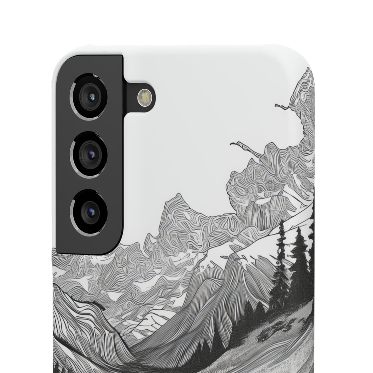 Monochrome Serenity | Slim Phone Case for Samsung