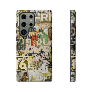 Grunge Vintage Poster - Protective Phone Case