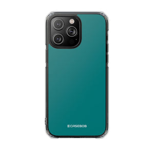 Teal | Phone Case for iPhone (Clear Impact Case - Magnetic)