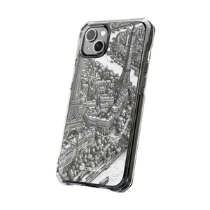 Timeless Cityscape - Phone Case for iPhone (Clear Impact - Magnetic)