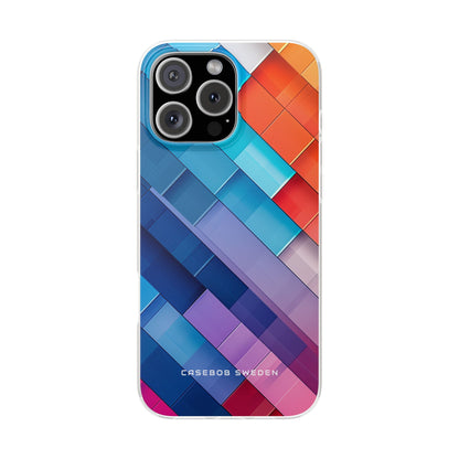 Vibrant GeoFlow iPhone 16 - Flexi Phone Case