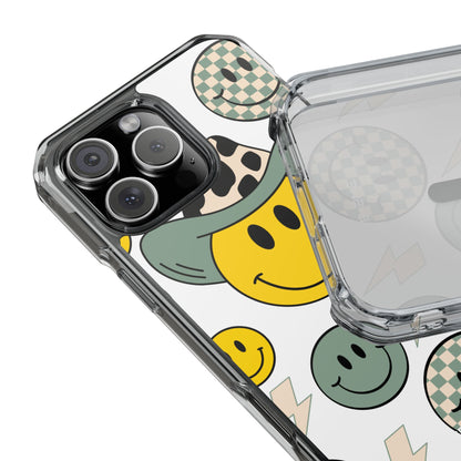 Pop Art Smiley Party iPhone Case - Impact