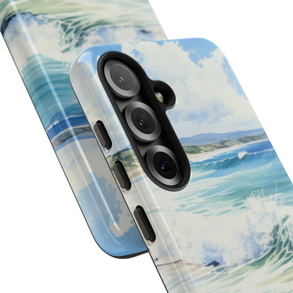 Serene Coastal Watercolors - Samsung Case