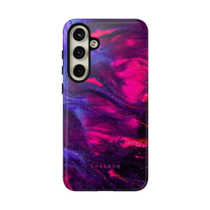 Deep Purple Ink Art - Protective Phone Case