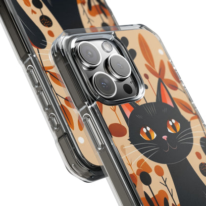 Black Cat Glow iPhone 16 Pro Max Case - Impact
