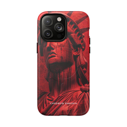 Zen Red Liberty Vision iPhone 14 | Tough+ Phone Case