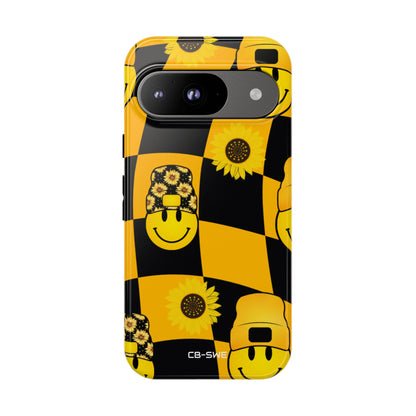 Joyful Checkered Smiles - Google Pixel Case