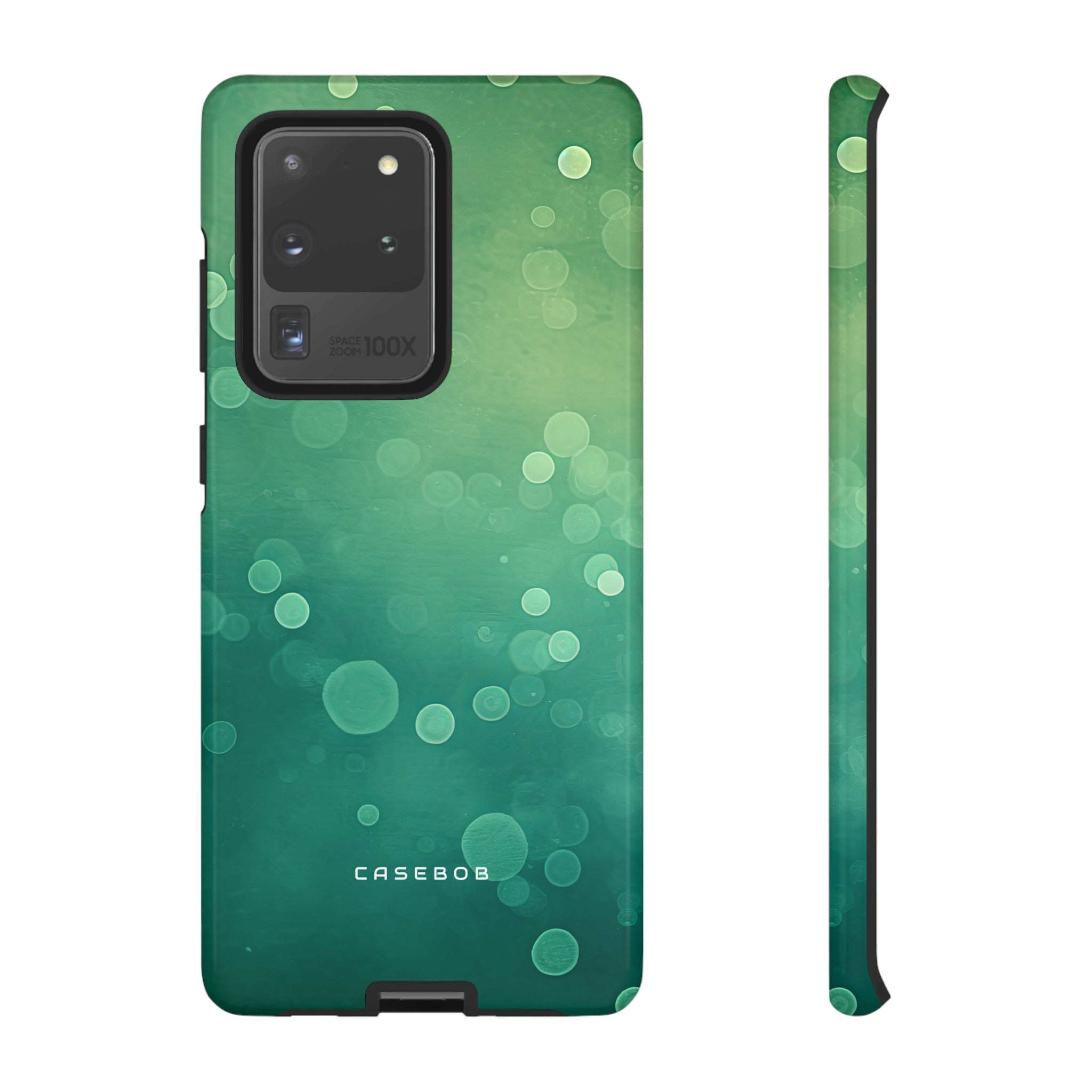 Green Dot Matrix - Protective Phone Case