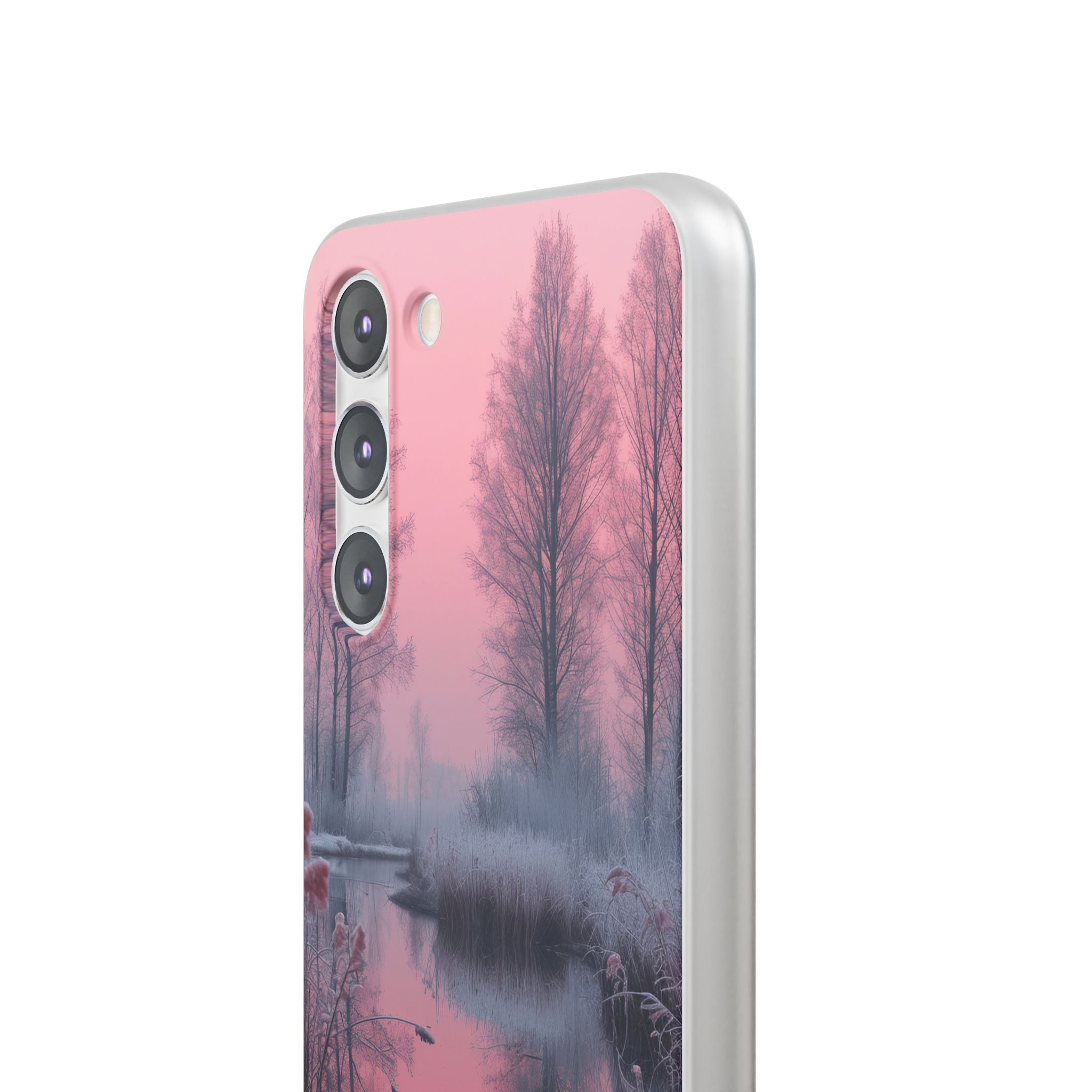 Pink Serenity Case - Flexi Samsung S23 Phone Case