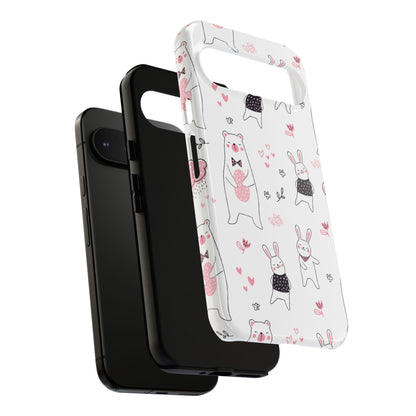 Bears Dance Playfully - Google Pixel Case