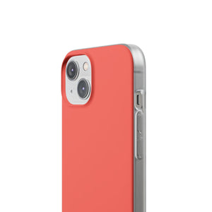 Living Coral Shade | Handyhülle für iPhone (Flexible Hülle)