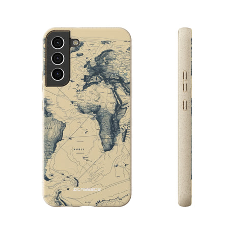 Vintage World Map | Biodegradable Phone Case