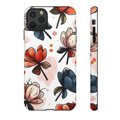 Vibrant Floral Harmony - iPhone Case
