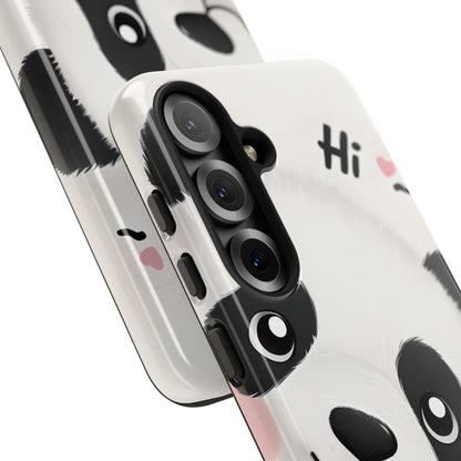 Panda Glow Samsung S25 Case - Tough