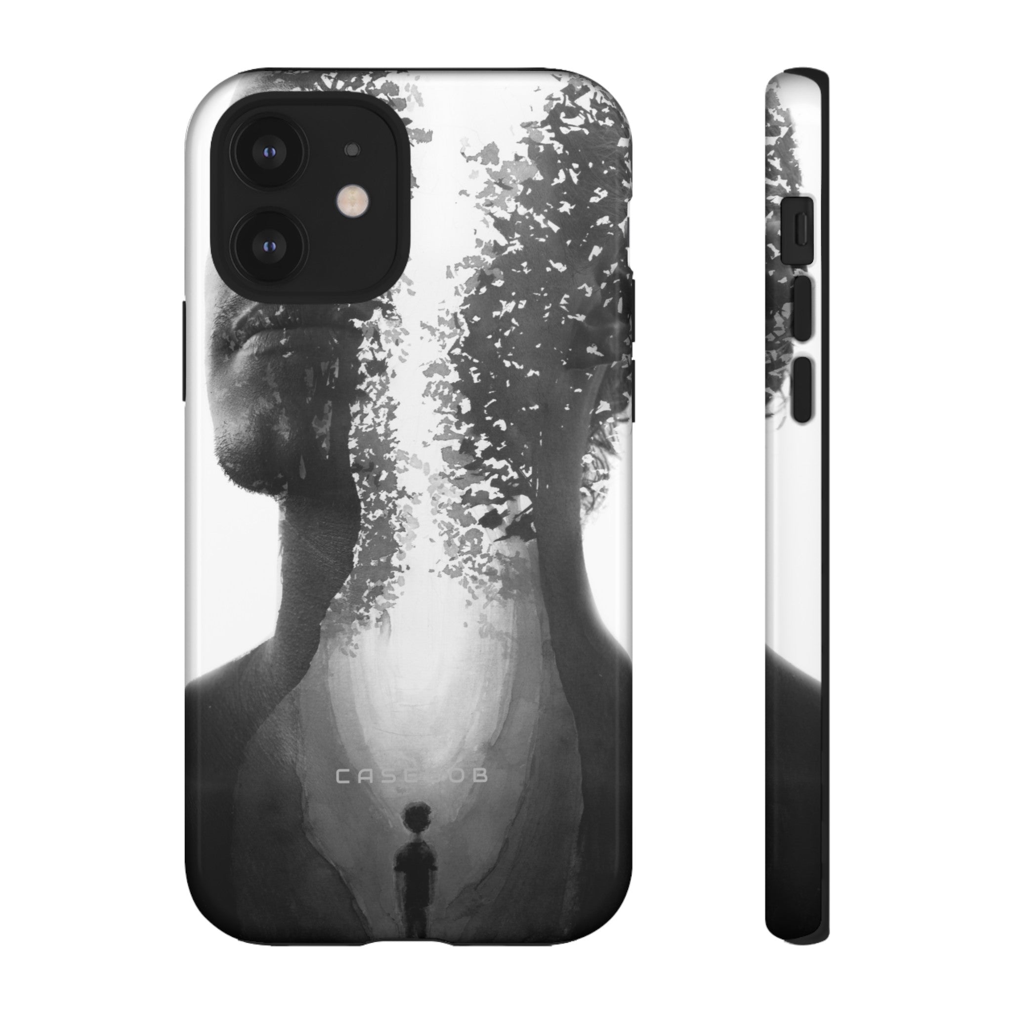 Line Art Love - Protective Phone Case