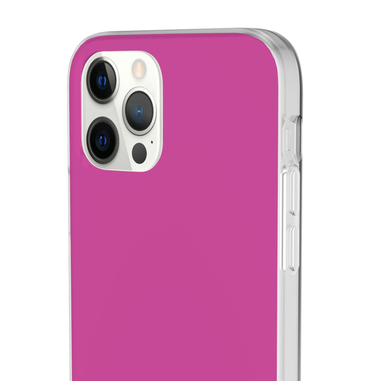 Hot Magenta | Handyhülle für iPhone (Flexible Hülle)