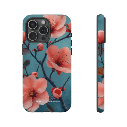 Floral Harmony Burst iPhone 15 - Tough Phone Case