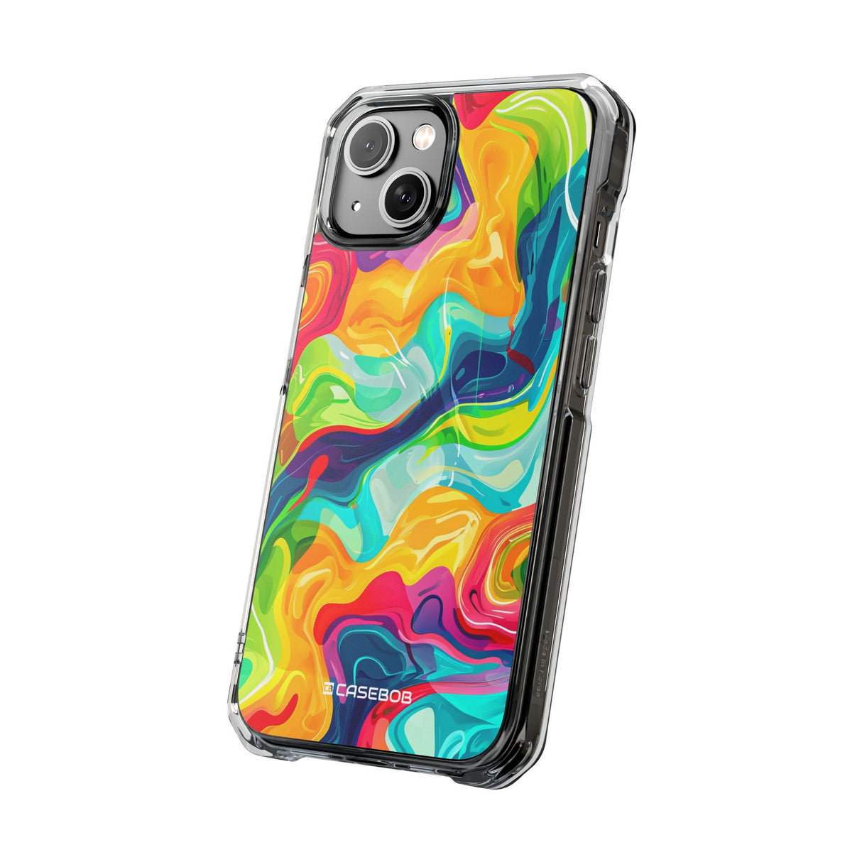 Bold Bright Patterns | Phone Case for iPhone (Clear Impact Case - Magnetic)