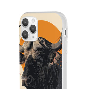 Majestic Buffalo Sun | Flexible Phone Case for iPhone