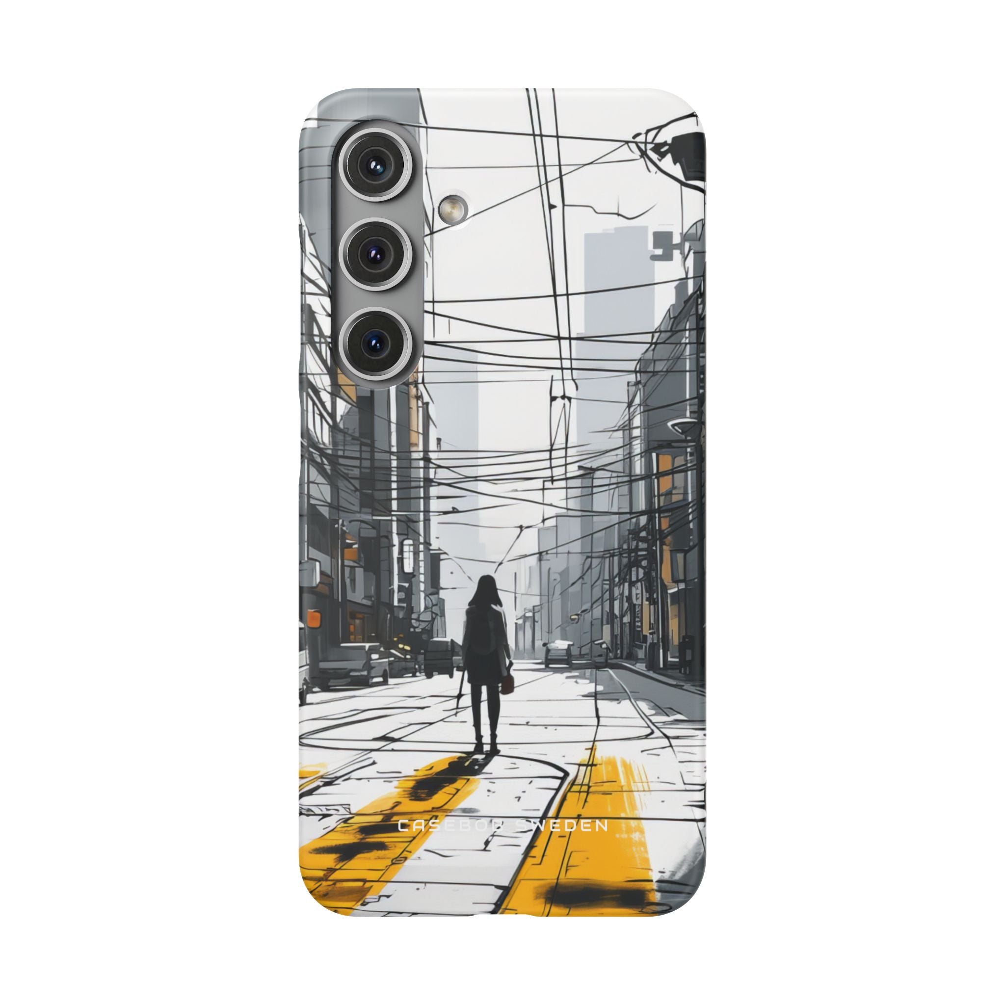 Urban Noir Streetscape Samsung S24 - Slim Phone Case