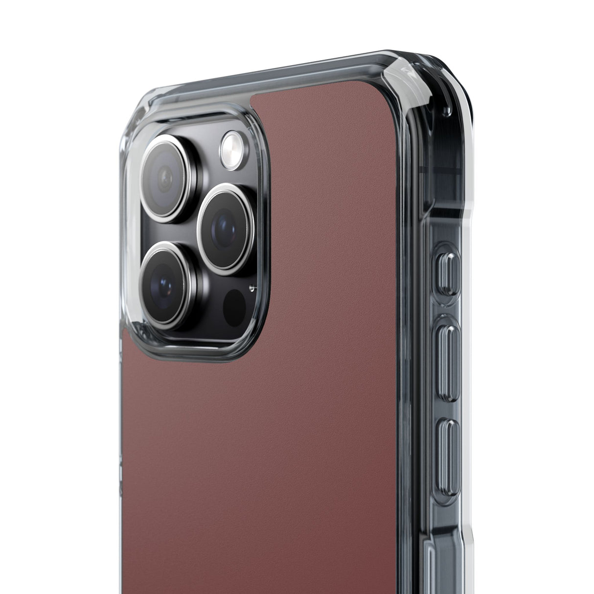 Tuscan Red | Phone Case for iPhone (Clear Impact Case - Magnetic)