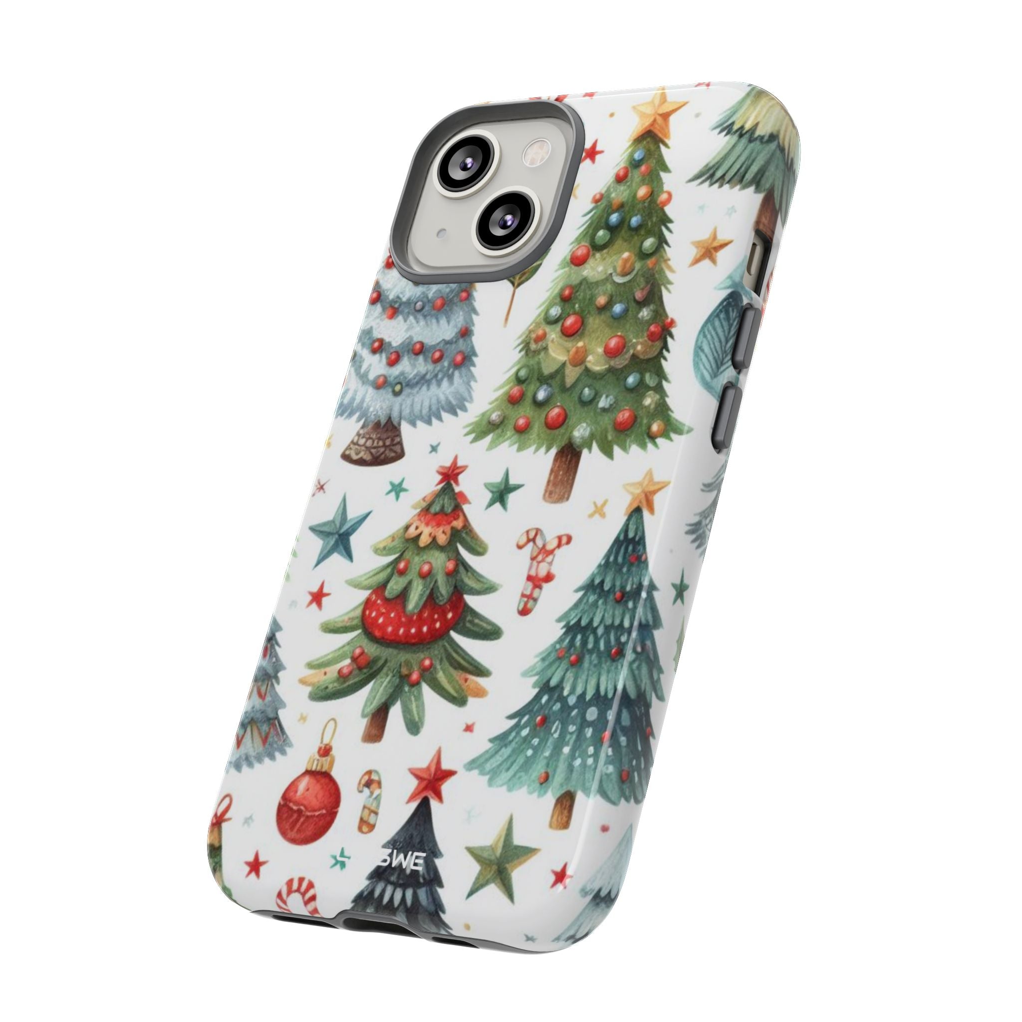 Whimsical Trees Sparkle - iPhone Case