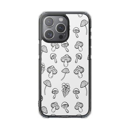 Mushroom Line Play iPhone Case - Impact