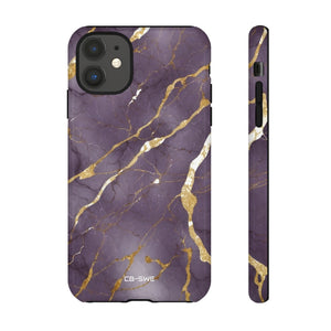 Golden Veins Flowing - iPhone Case