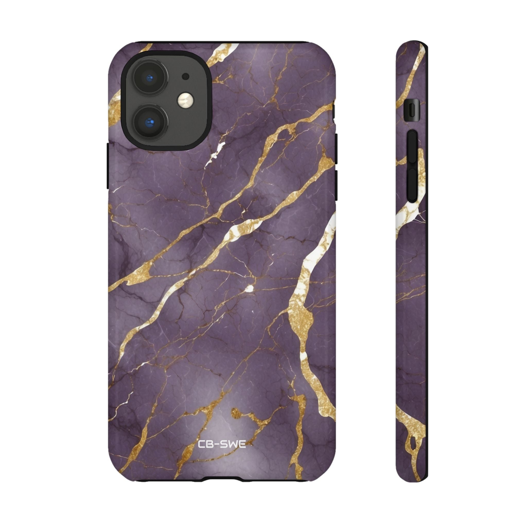 Golden Veins Flowing - iPhone Case