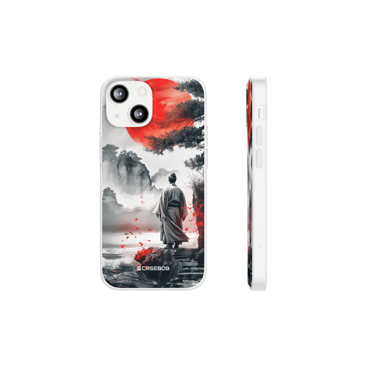 Serene Samurai Sunrise | Flexible Phone Case for iPhone