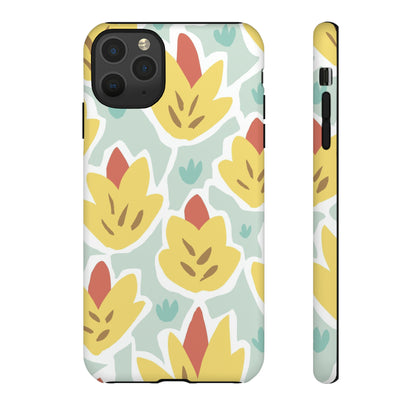 Summer Yellow Happy Flower - Protective Phone Case