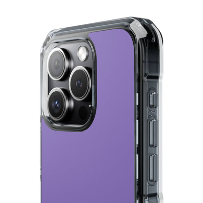 Middle Blue Purple - Clear Impact Case for iPhone