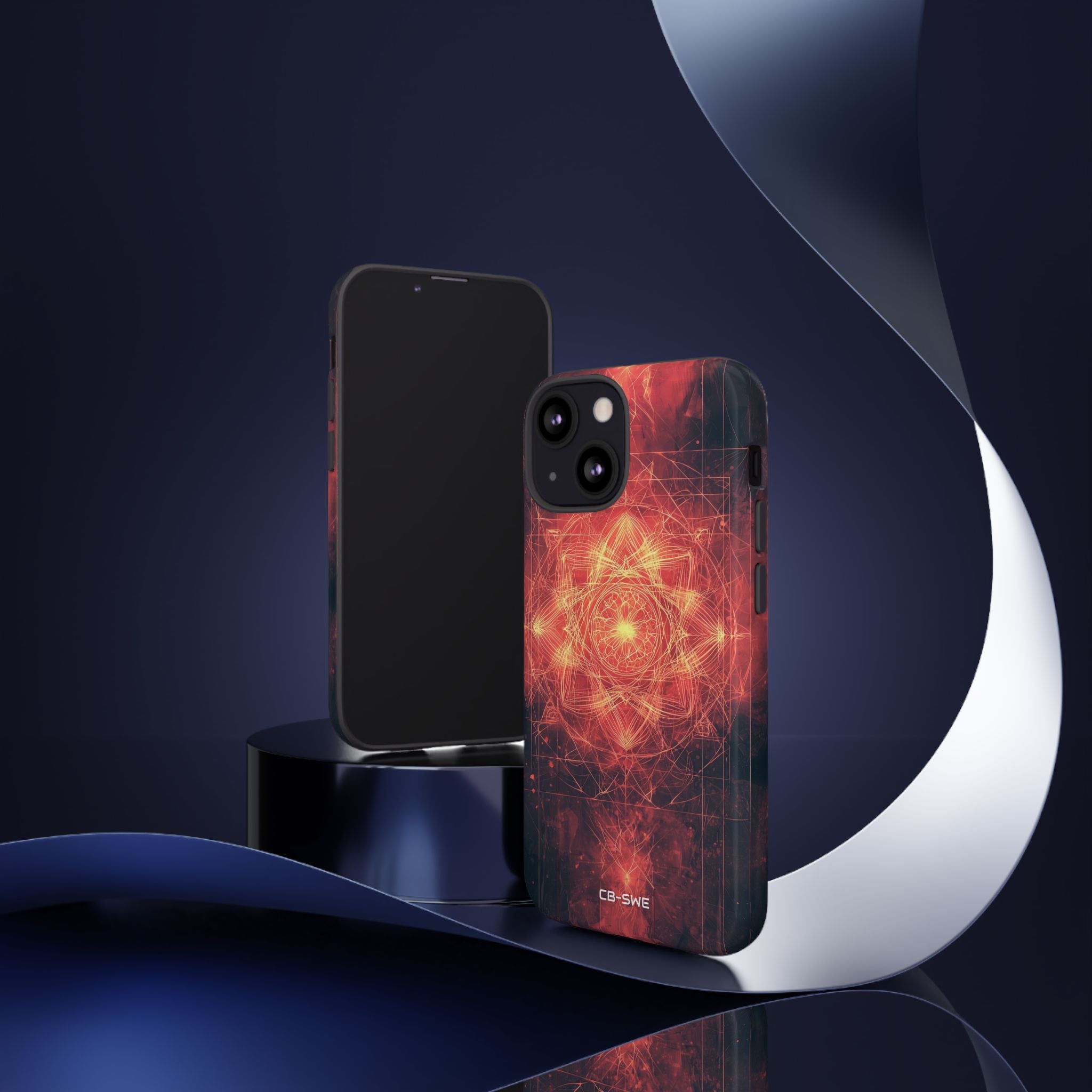 Flames Embrace Sky - iPhone Case