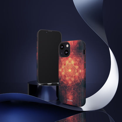 Flames Embrace Sky - iPhone Case