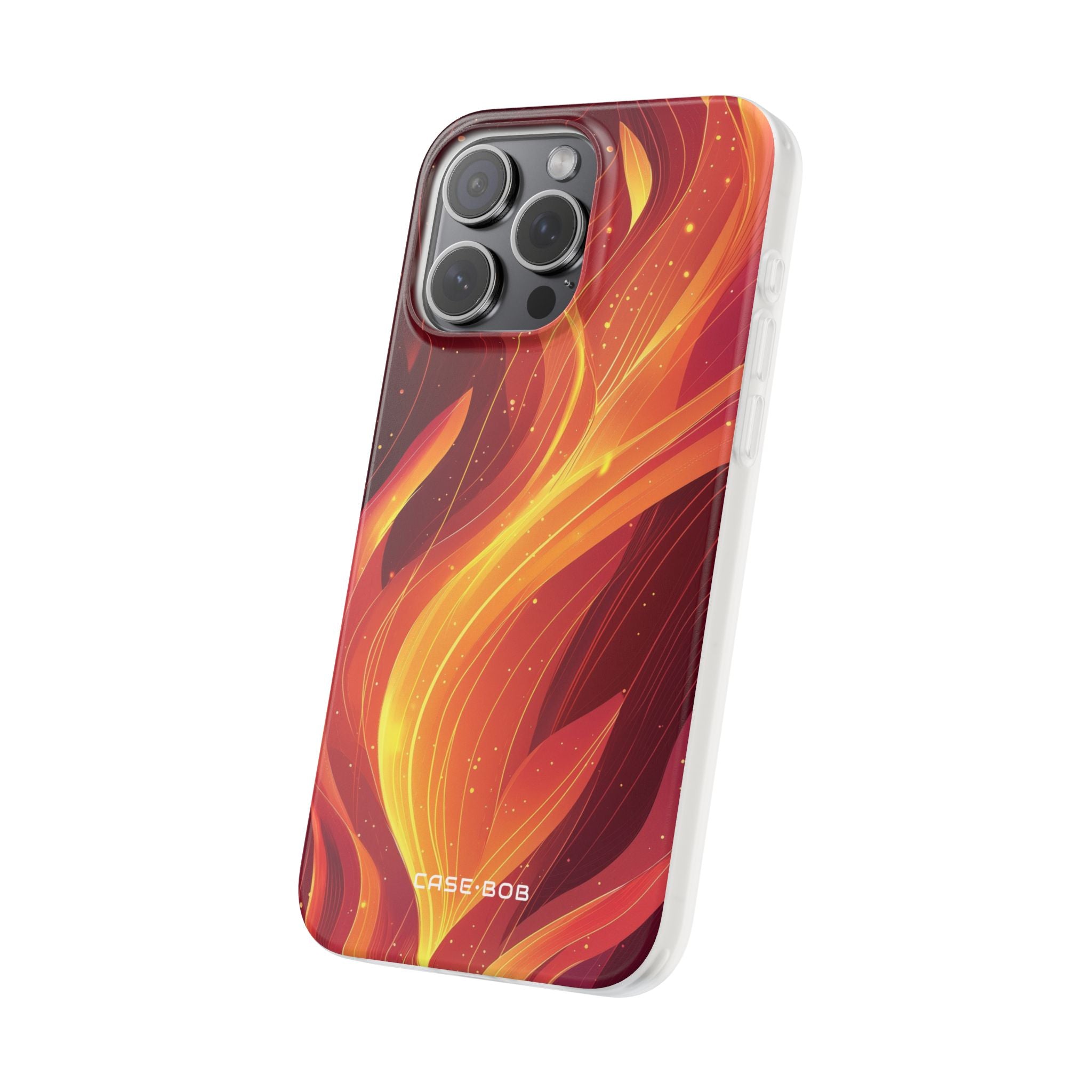 Flaming Flow iPhone 15 Pro Max Case - Soft
