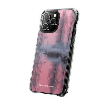 Pink Serenity Case - Clear Impact iPhone 14 Phone Case